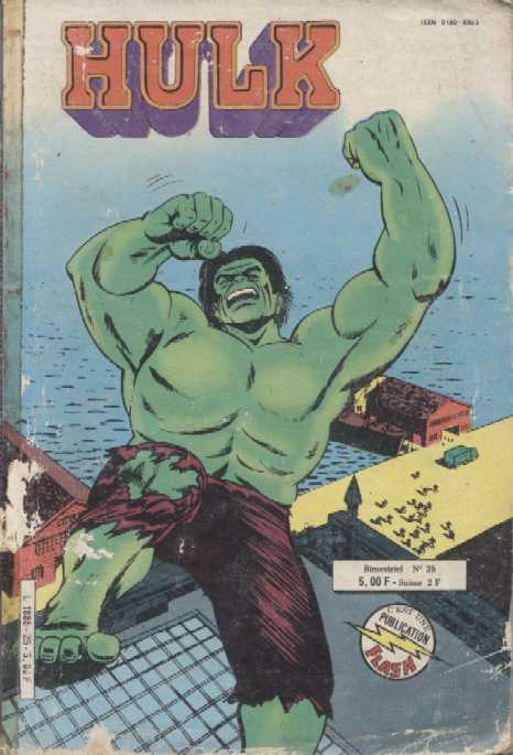 Scan de la Couverture Hulk Publication Flash n 25